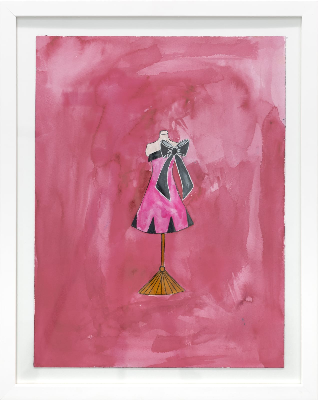 Ariée, Oversized Black Bow and Pretty Pink Dress, 2019