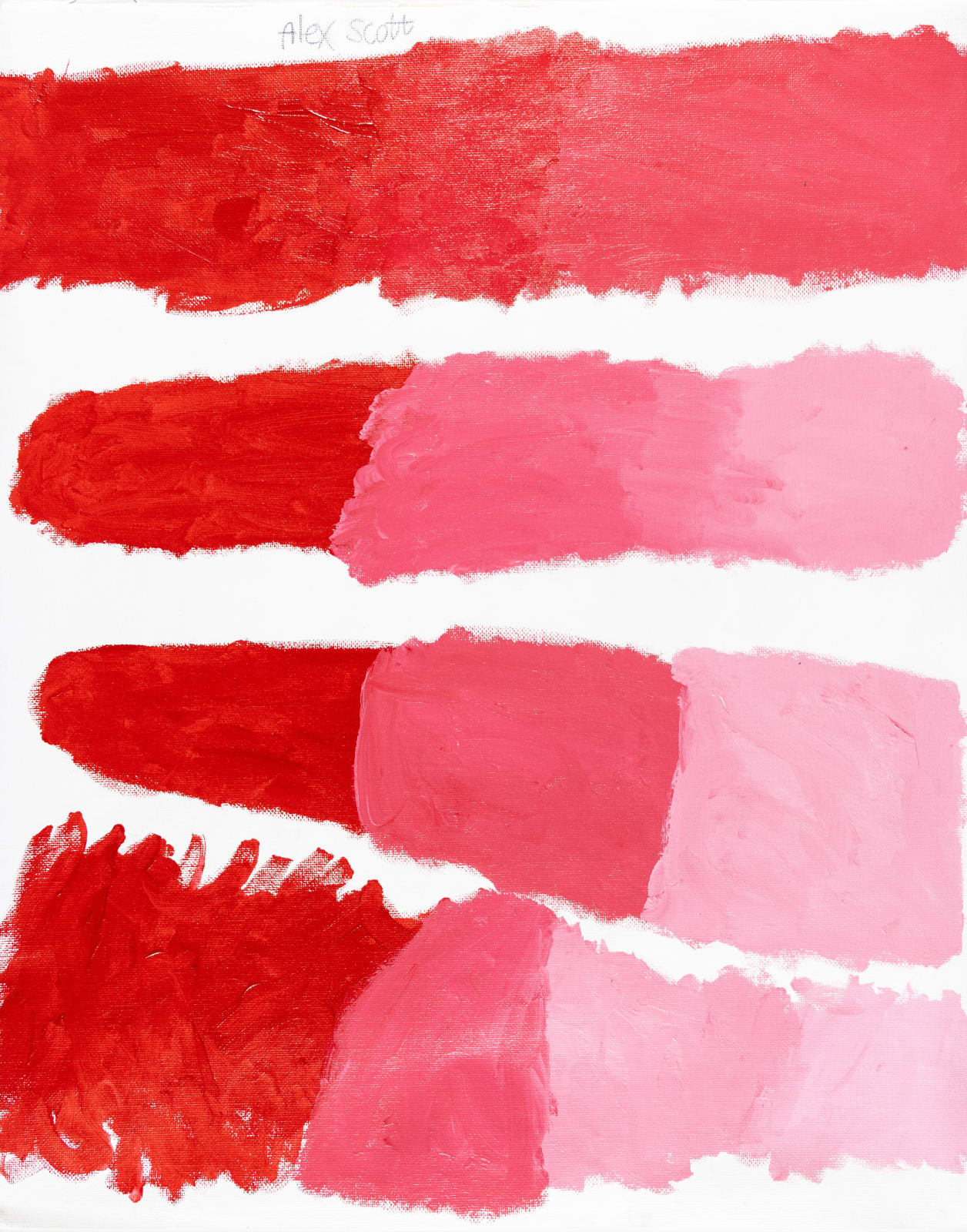 Alex Scott, Red & Pink, 2024