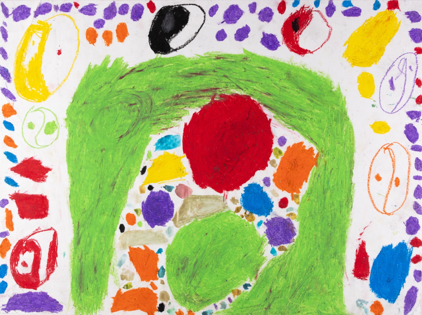 Marcus Imani Kennedy, Peace Signs and Square Dots Circles Trapazoids, 2020