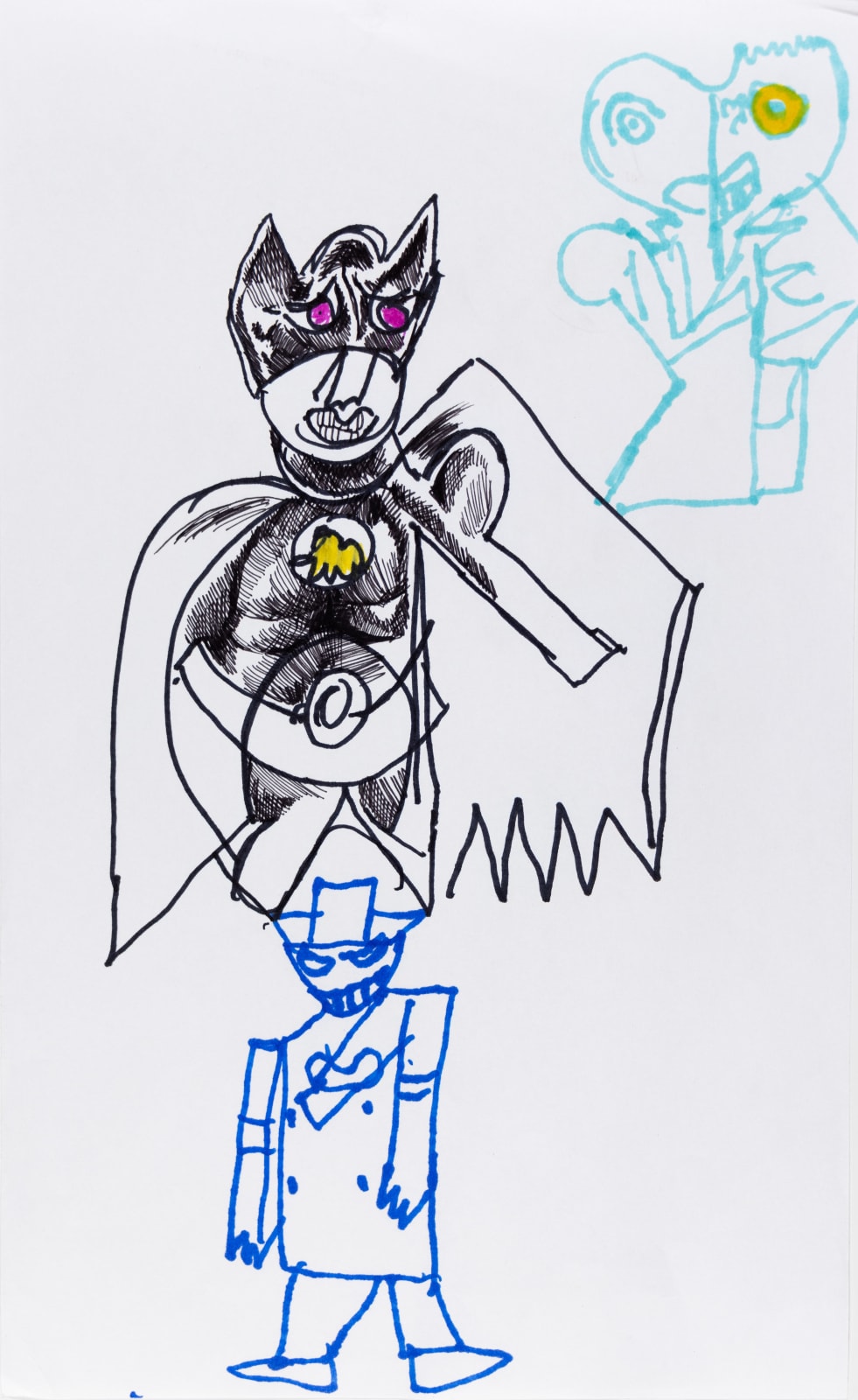 David Krueger, Untitled (Batman), n.d.
