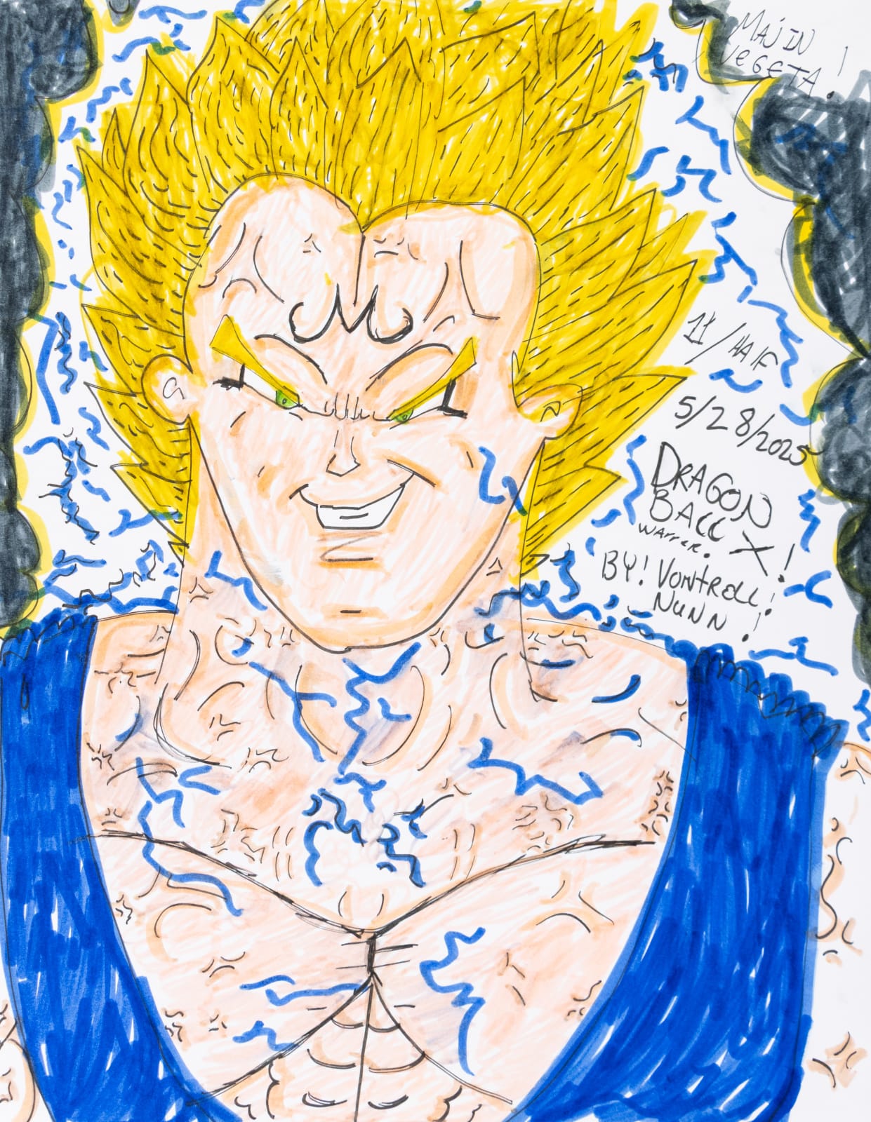 Vontrell Nunn, Vegeta being of majin, 2025