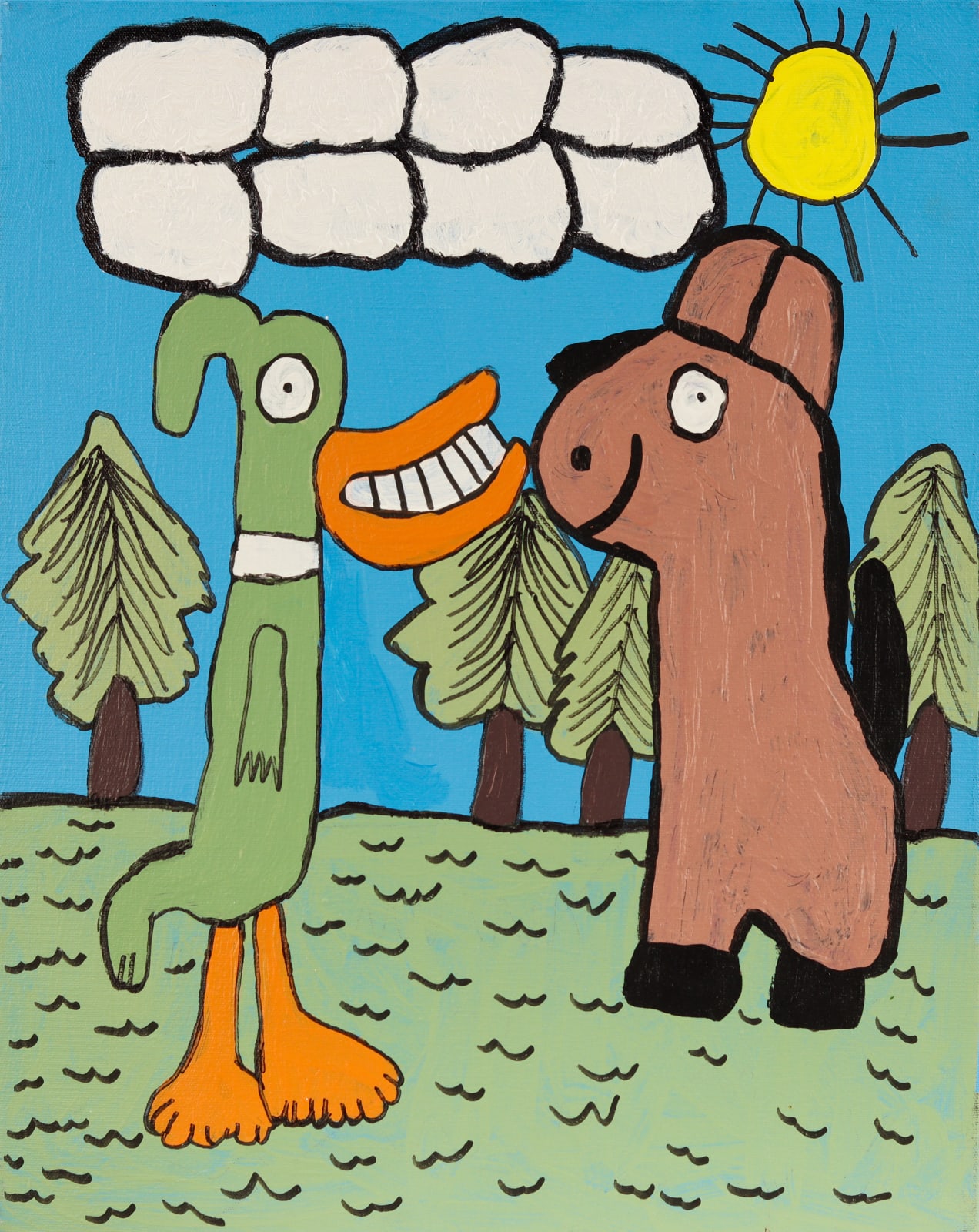 Alex Scott, Untitled (Duck and Horse), n.d.