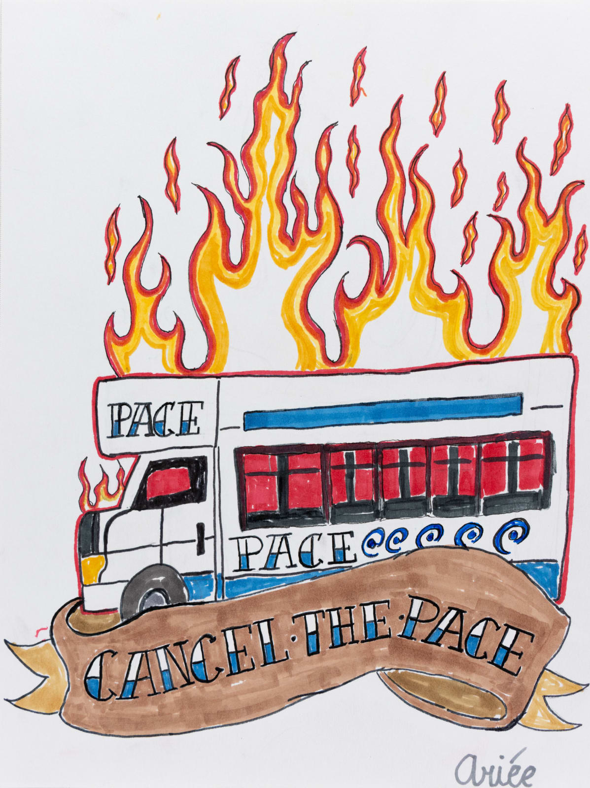 Ariée, Untitled (Cancel the PACE), 2023