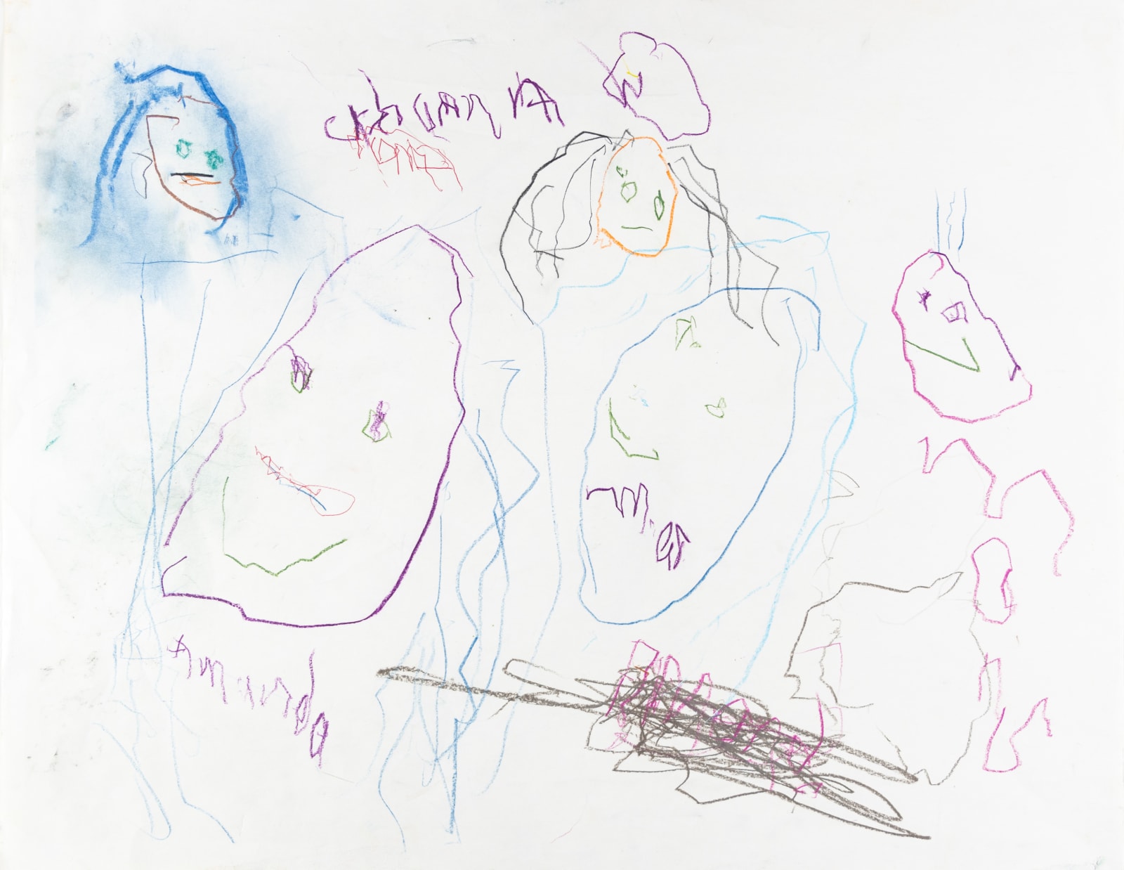 Amanda Gantner, My Family Plus My Friend Omar, 2024