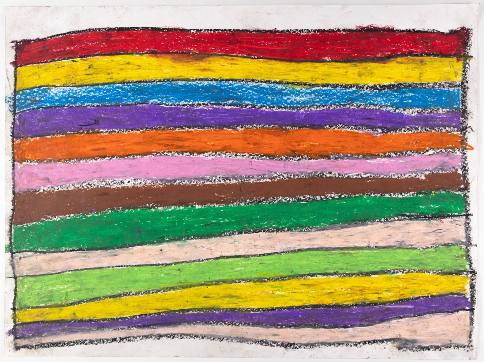 Marcus Imani Kennedy, Rainbow Stripes, 2021
