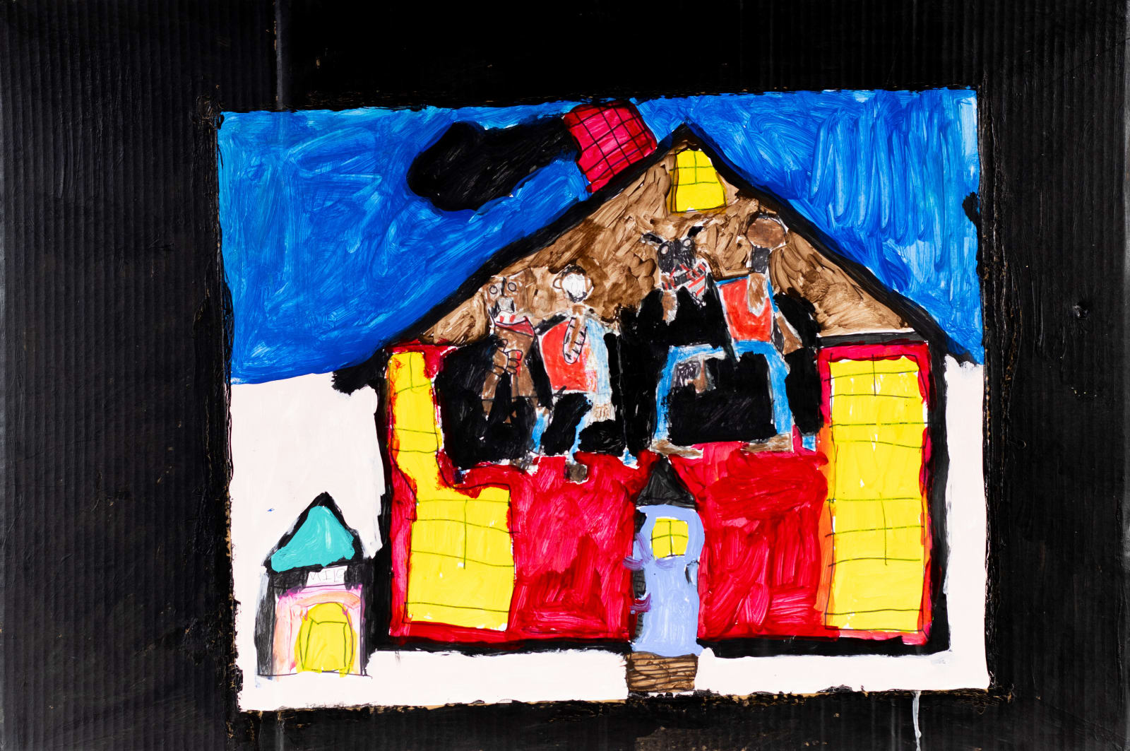 Jean Wilson, People and Dog, 2023