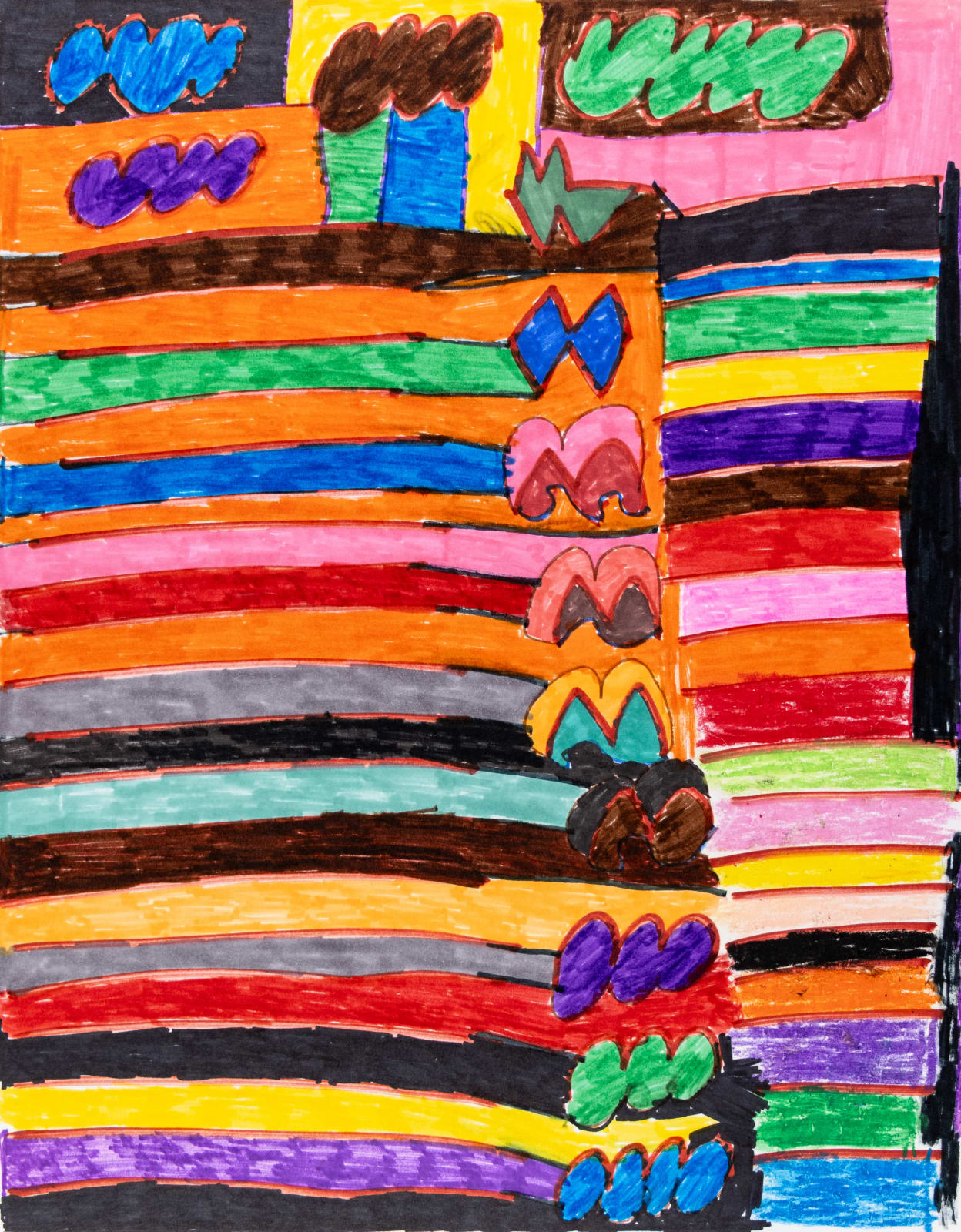 Maria Vanik, Rainbow Mountain Clouds , 2021