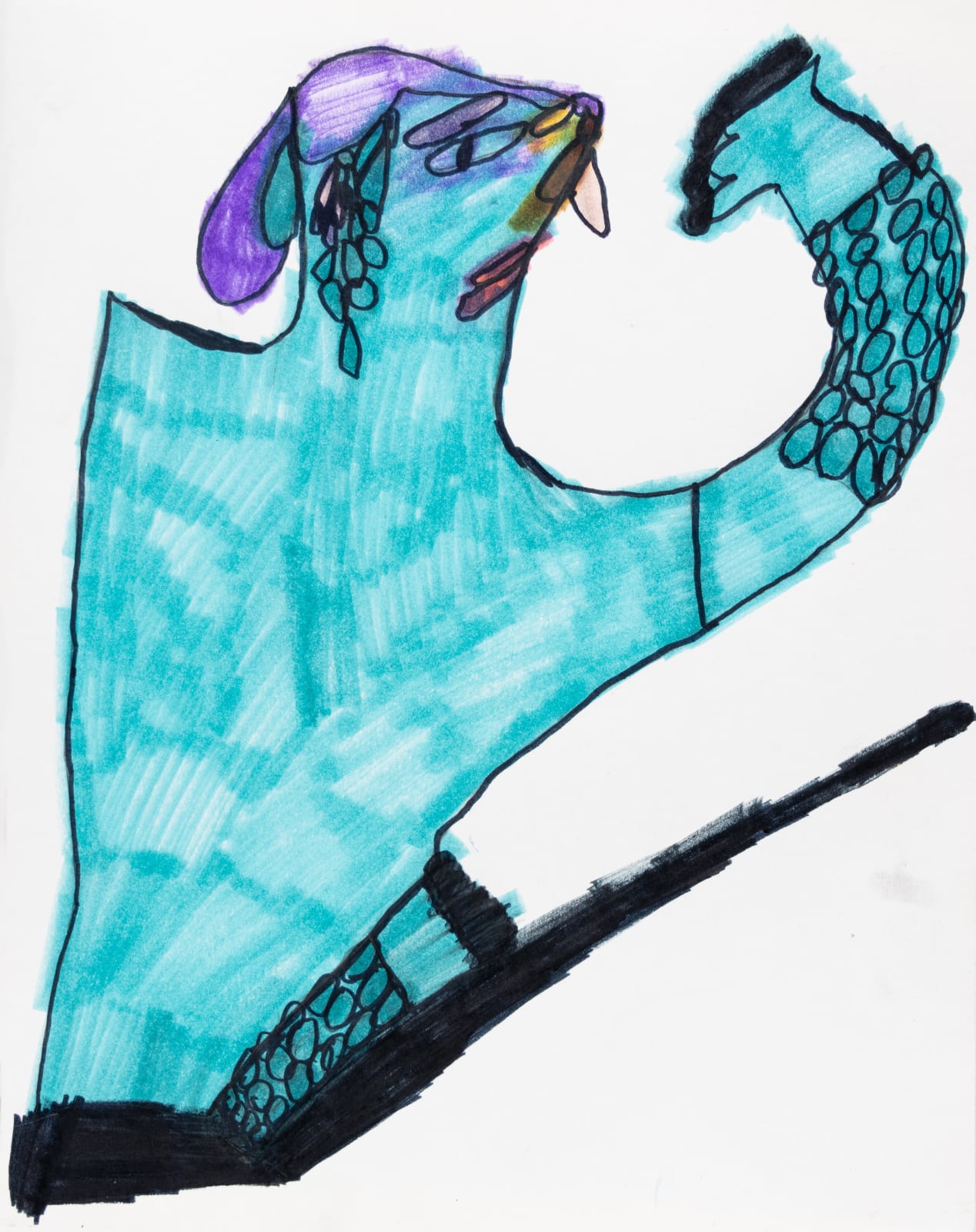 Kelly Stone, Woman Wearing Jewelry , 2018