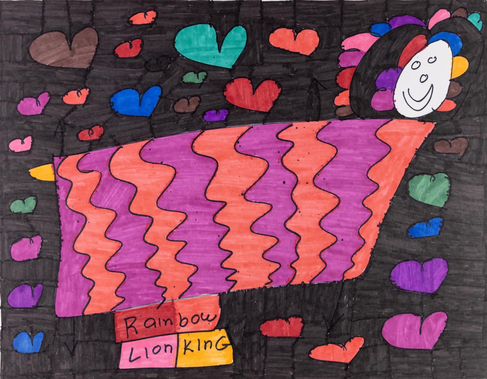 Maria Vanik, Lion King Rainbow, 2021