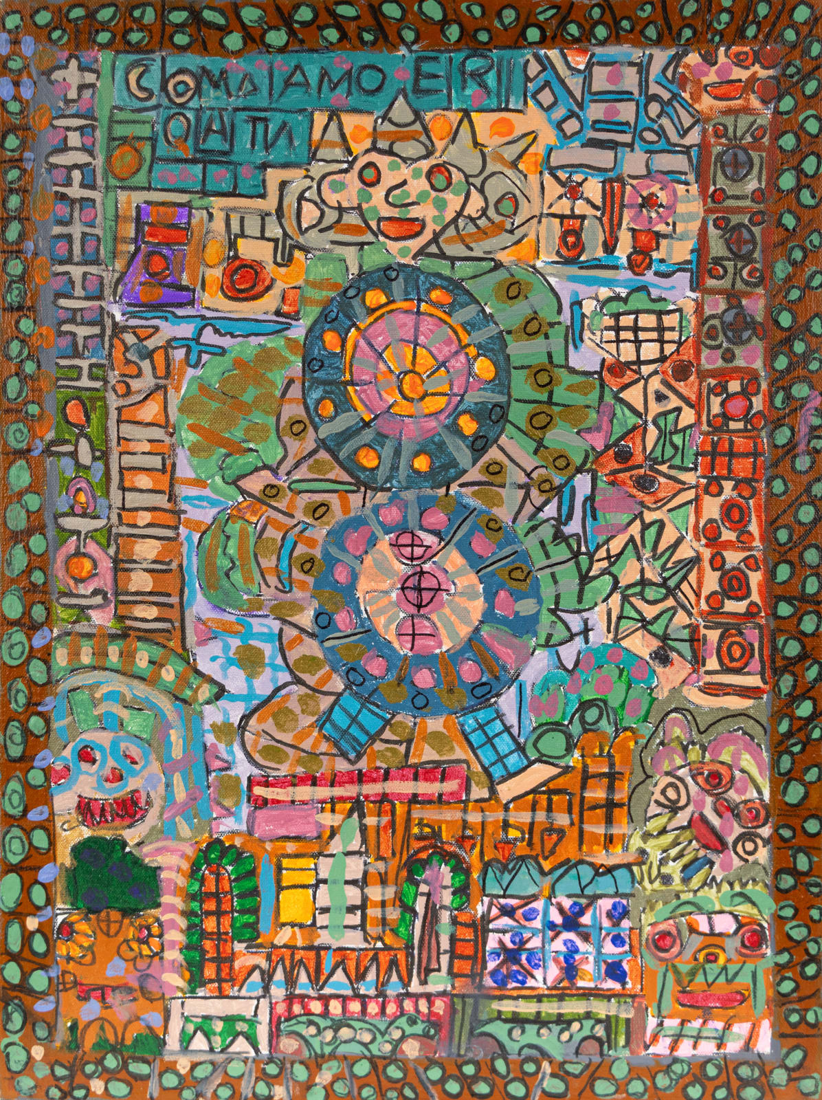 David Krueger, Untitled (Coma Amo ER on TV), 2023