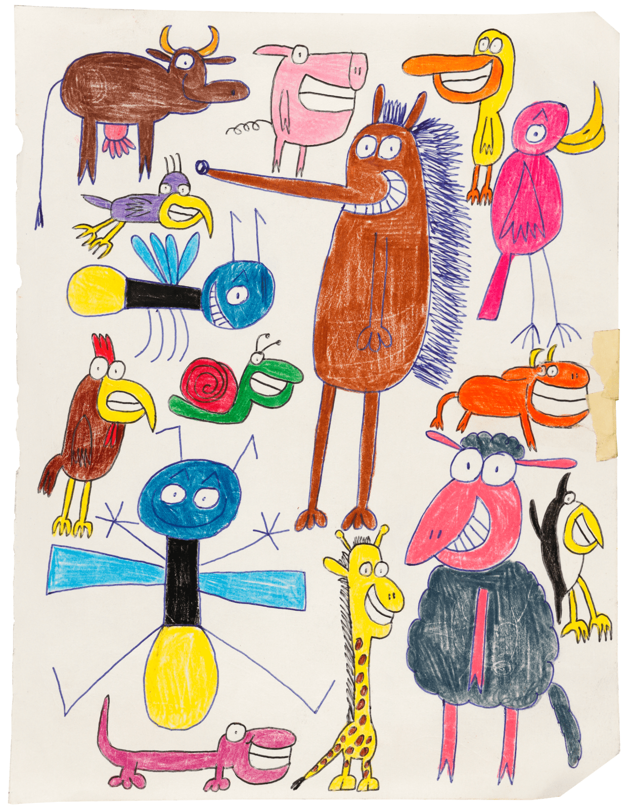 Alex Scott, Untitled (The Hedgehog and Critters), n.d.