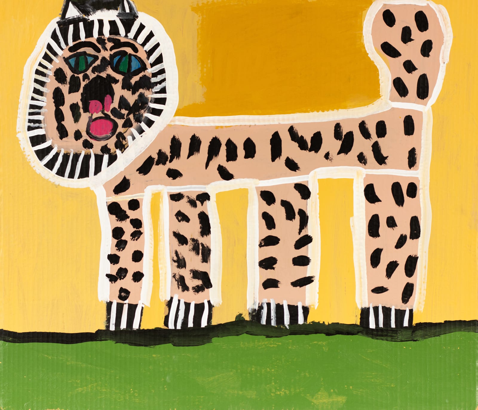 Jean Wilson, Lion on the Grass, 2019
