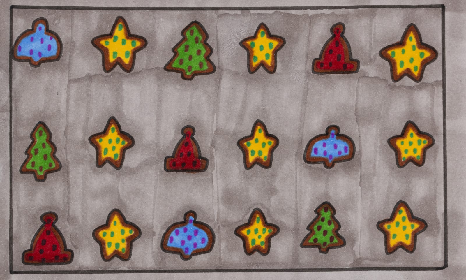 Rocco DiCaro, Tray of Christmas Cookies, 2023
