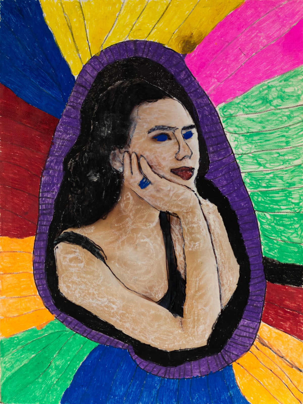 Veronica 'Ronnie' Cuculich, Purple Ring Blue Eye, 2007