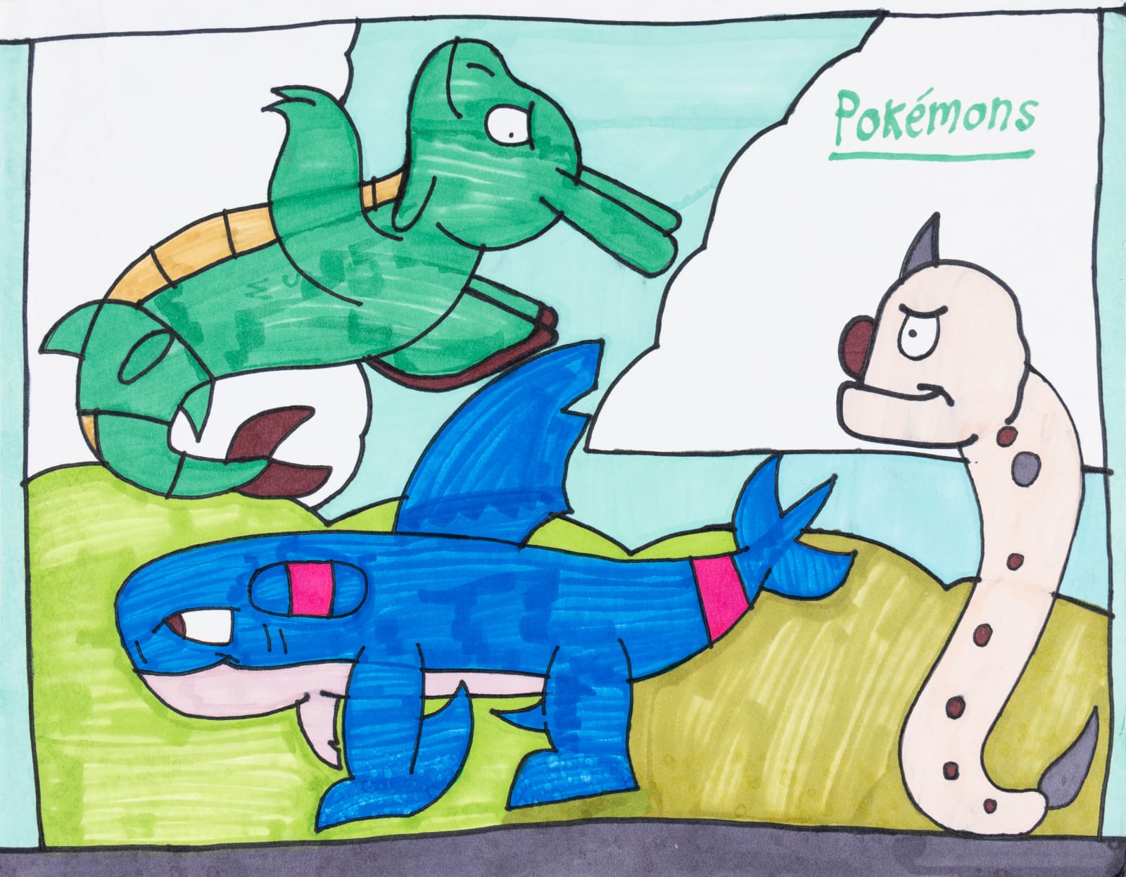 Noel Herrera, Pokémon Dragon Shark Worm, 2025