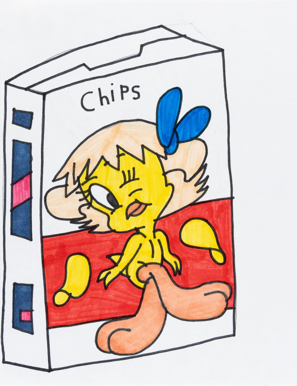 Noel Herrera, Tweety Molly Chips Box, 2025