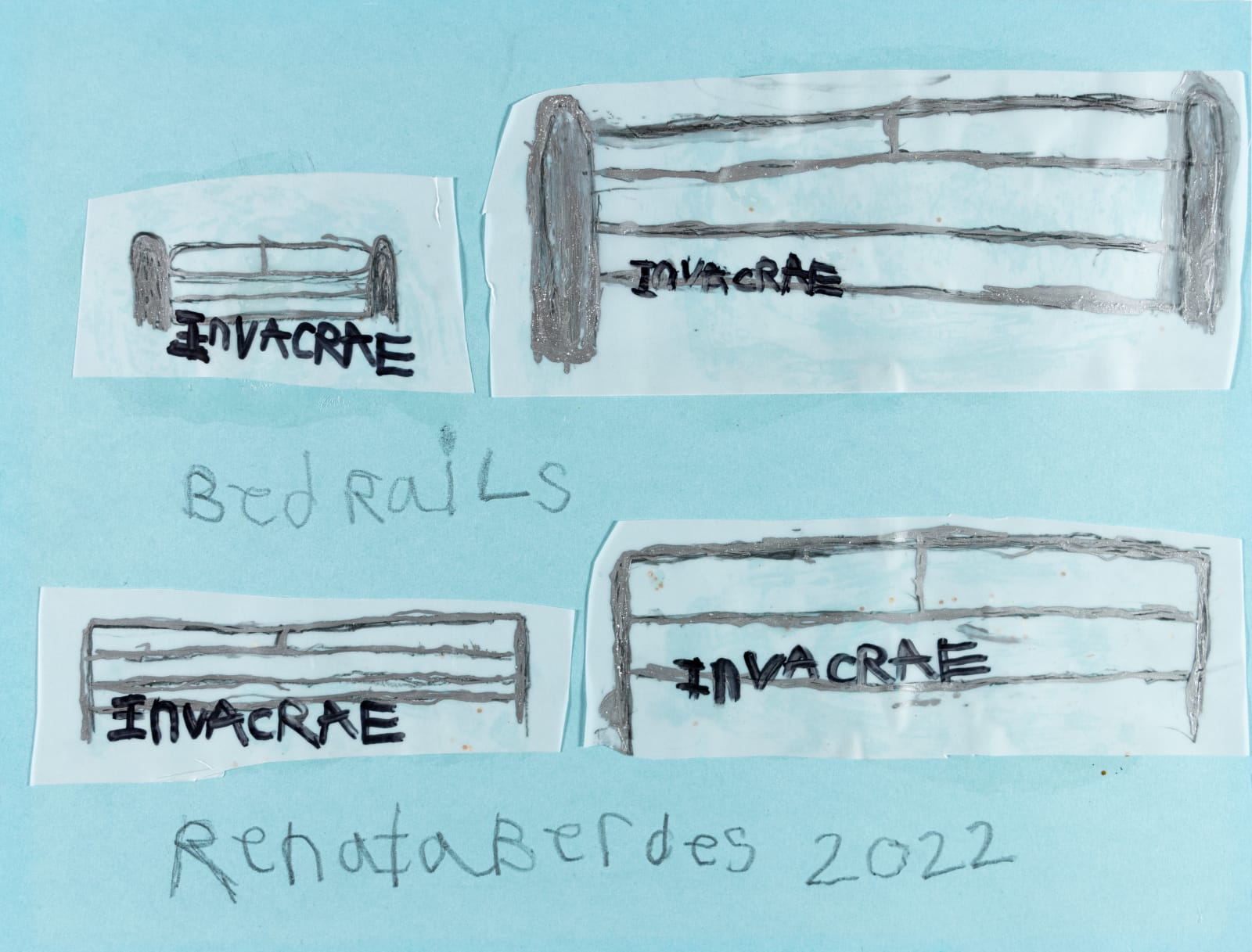 Renata Berdes, Untitled (Invacare Bed Rails), 2022