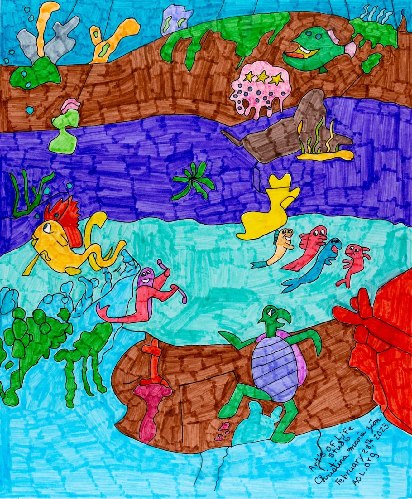 Christina Zion, Back to the Sea, 2023
