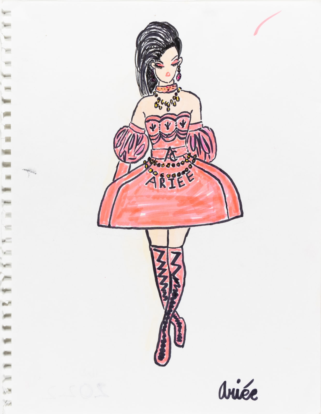 Ariée, Untitled (Gown of Ariee), 2022