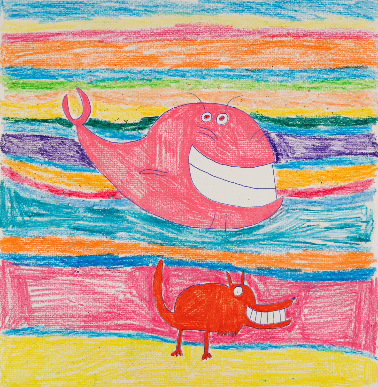 Alex Scott, Untitled (Catfish and Fox), n.d.
