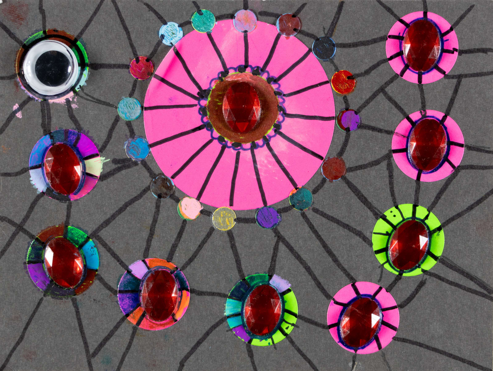 Stefan Harhaj, Circles Diamonds With One Exe, 2019
