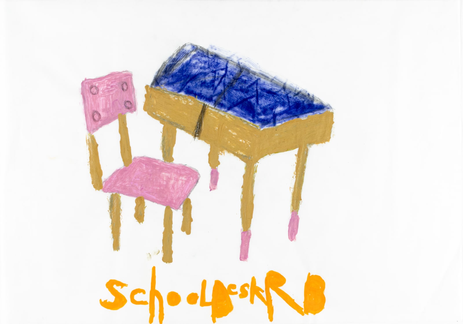 Renata Berdes, School Desk, n.d.