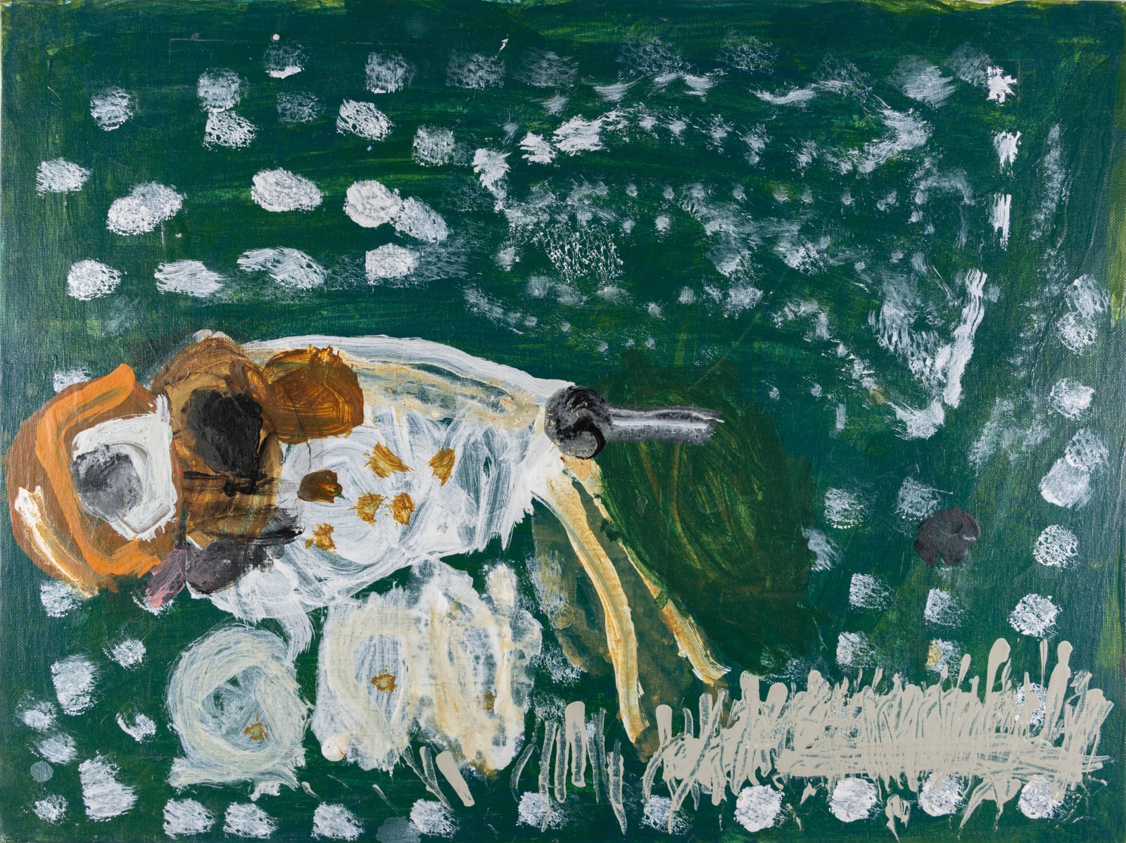 Brian Reed, Dolphins Swimming in Water with Ring, 2014