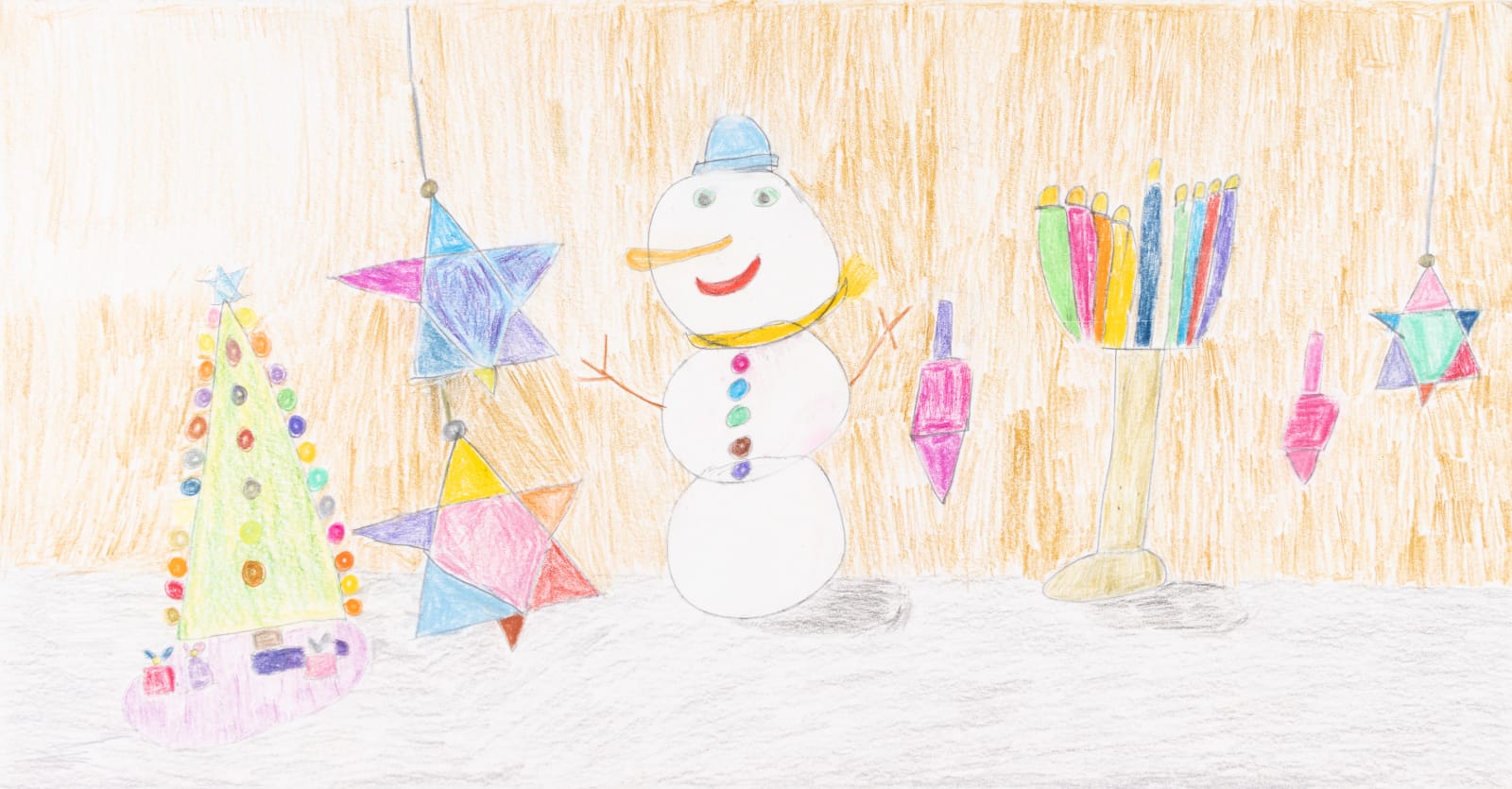 Carol Pyes, Christmas + Hanakkuh, n.d.