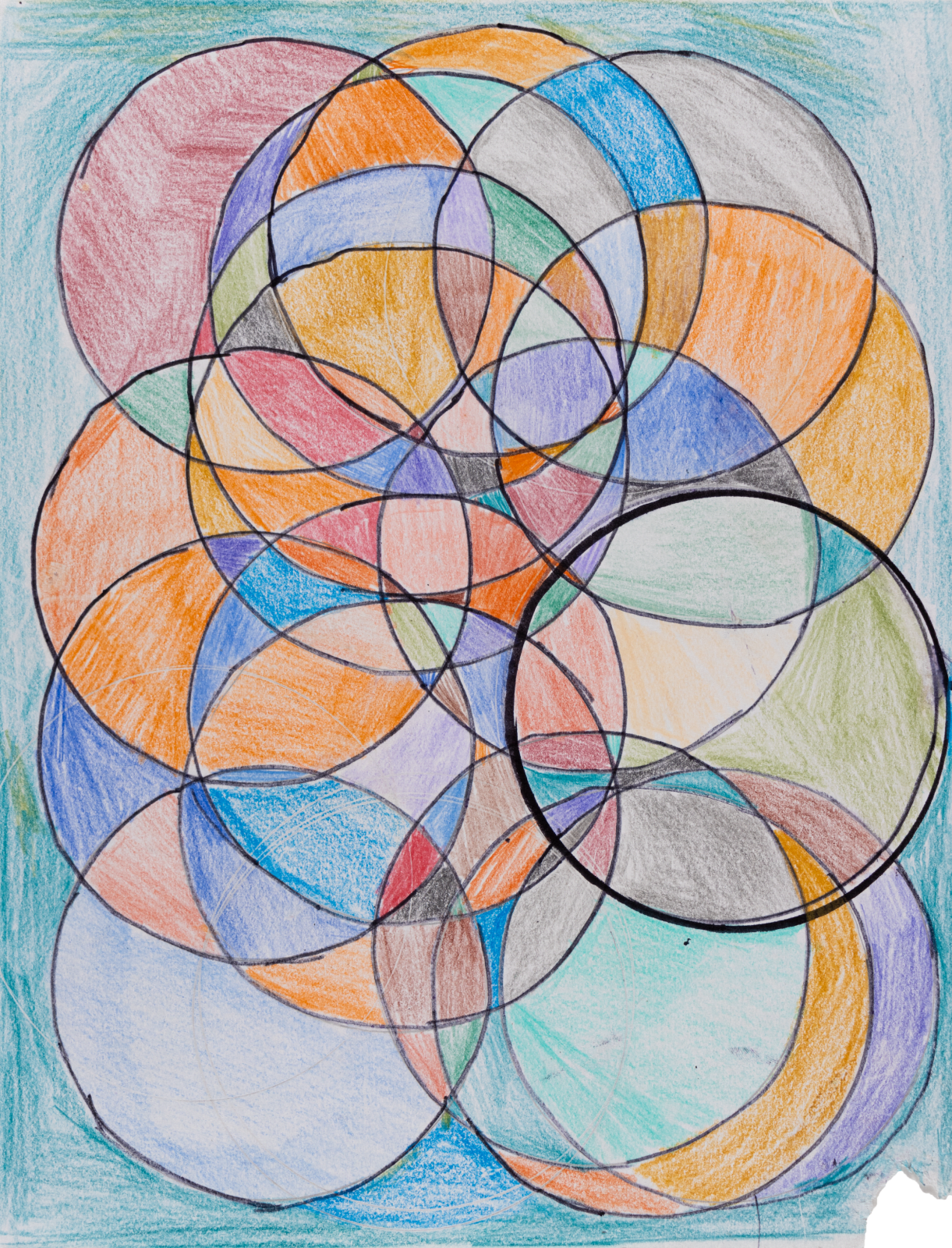 Stefan Harhaj, Untitled (Circles Inside Circles 2), n.d.