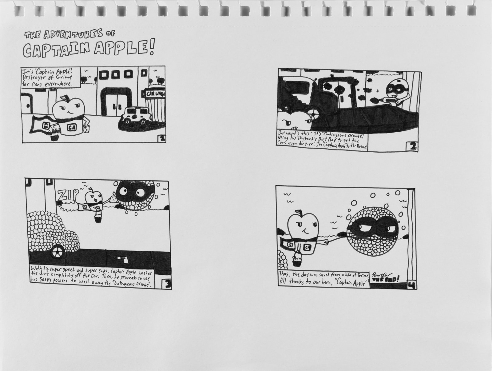 Rocco DiCaro, Adventures of Captain Apple, n.d.