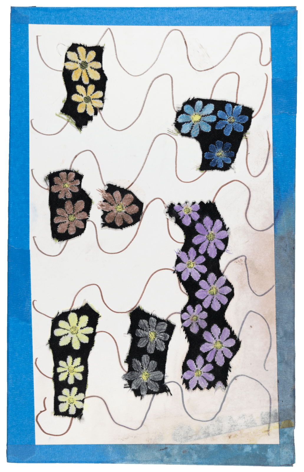 Veronica 'Ronnie' Cuculich, Untitled (Flower Collage) , n.d.