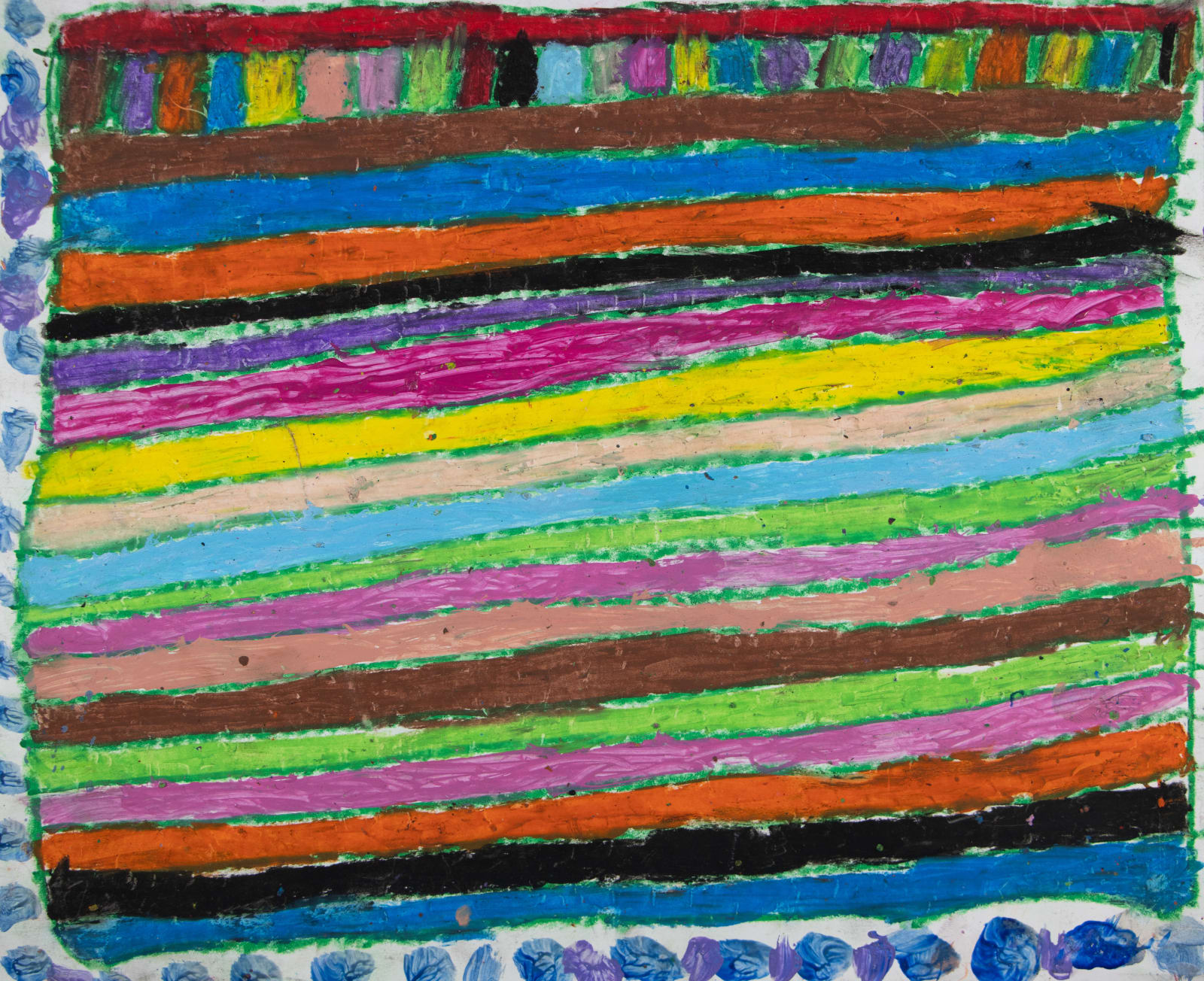 Marcus Imani Kennedy, Rainbow Pattern Design and Dots, 2021
