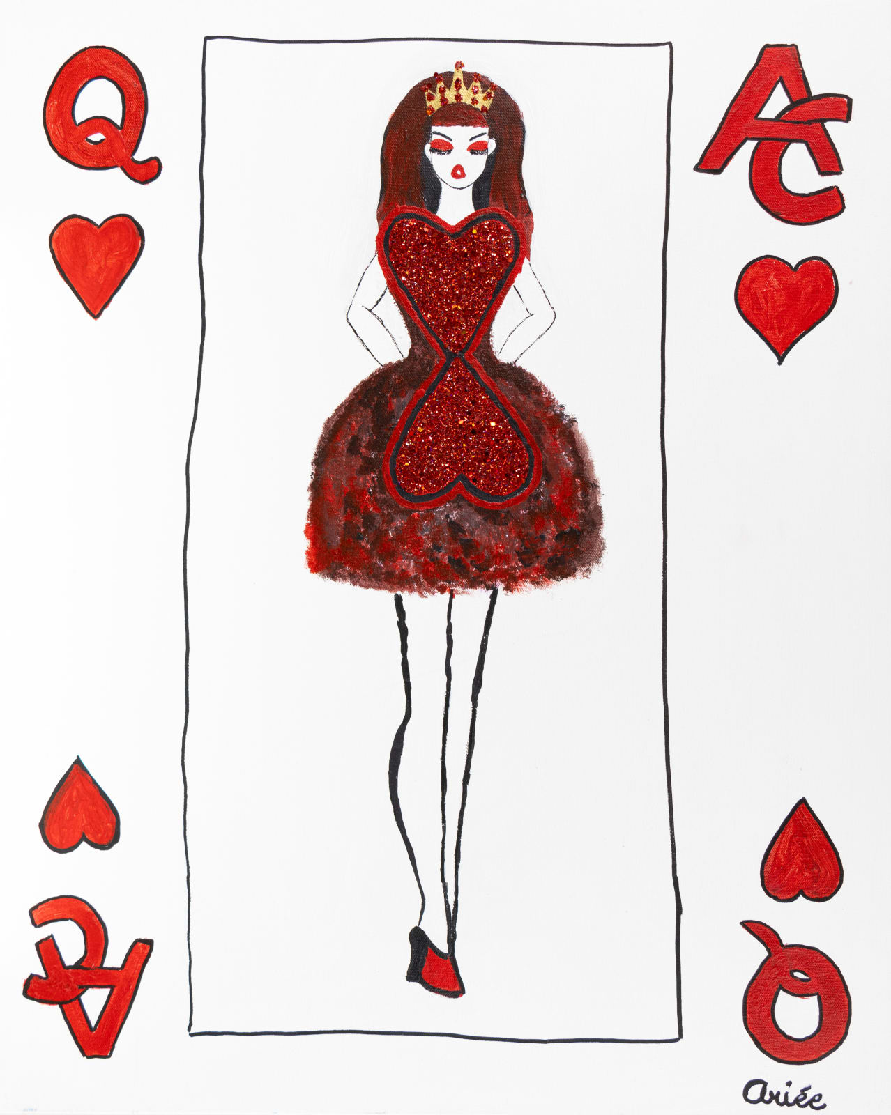 Ariée, Queen of Hearts, n.d.