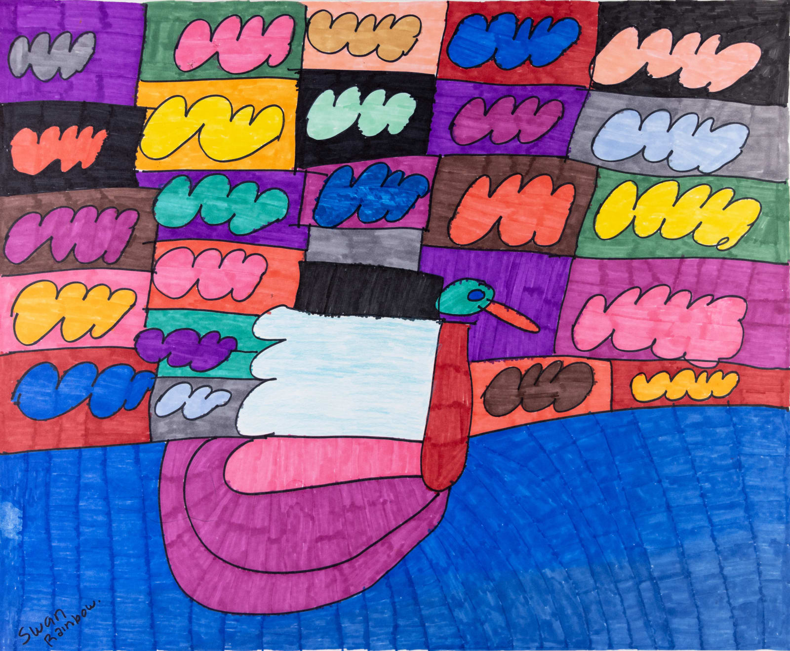 Maria Vanik, Swan Rainbow, 2022