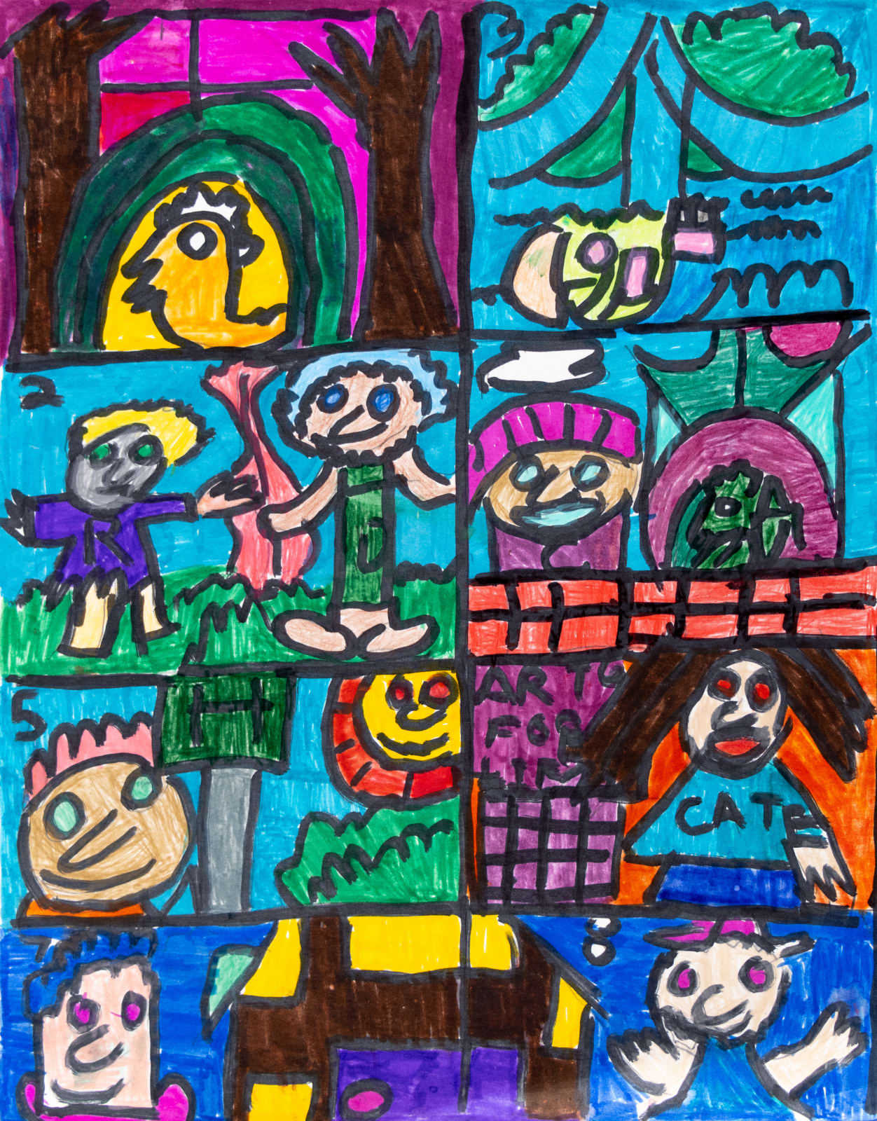 David Krueger, The Bid Bird Story Page 2, 2016