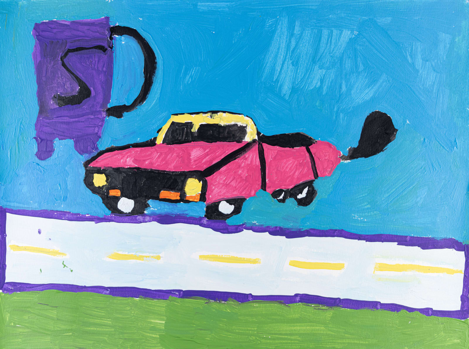 Jean Wilson, Pink Convertible, 2020