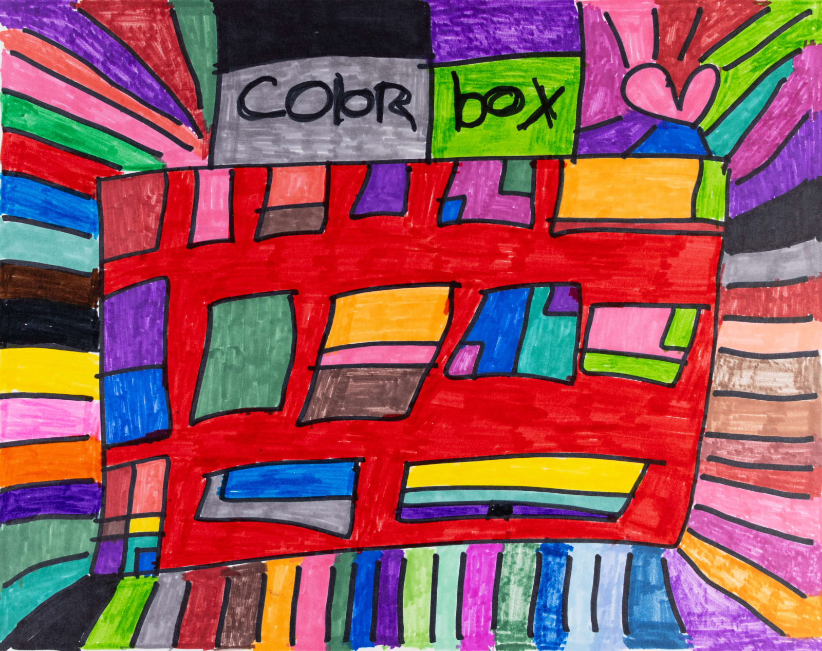 Maria Vanik, Rainbow Color Box, 2021