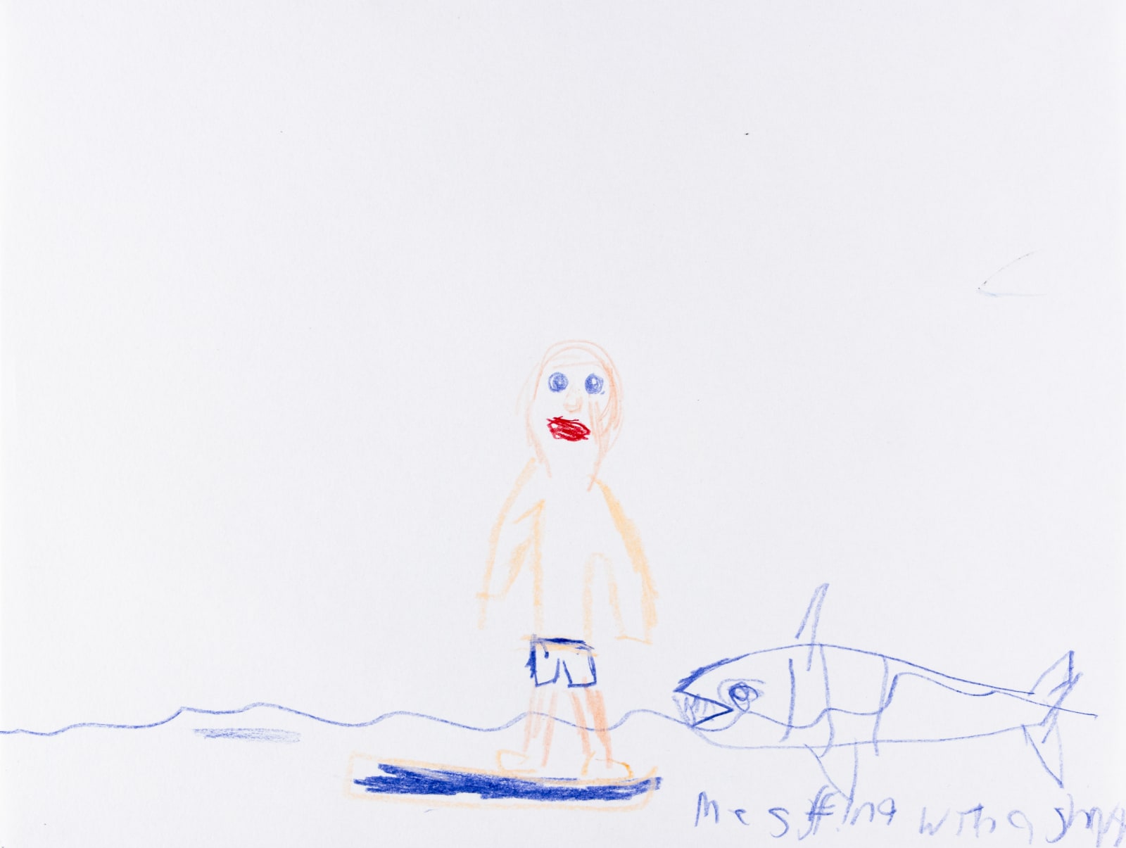 Richard Auth, Me Surfing With a Shark, 2024