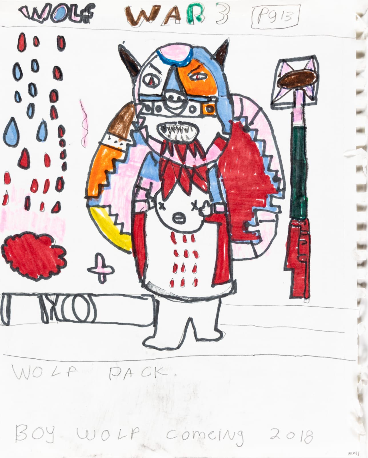 Mike Marino, Untitled Page from Sketchbook, 2018
