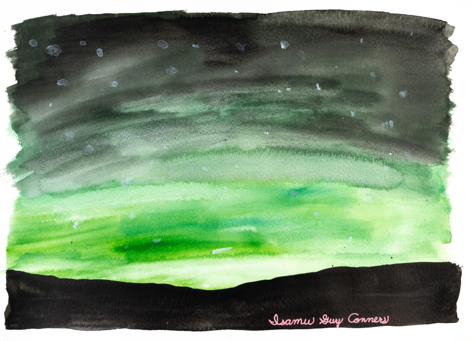 Isamu Guy Conners, Green Night , 2020