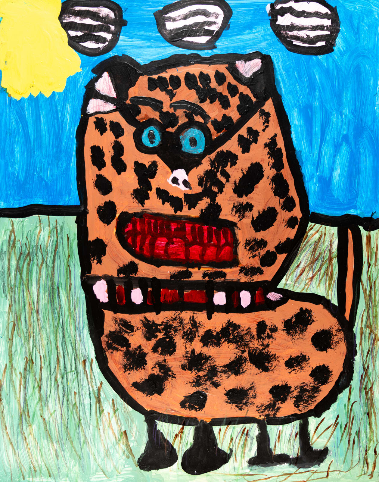 Jean Wilson, Happy Happy Wolf in the Woods, 2019