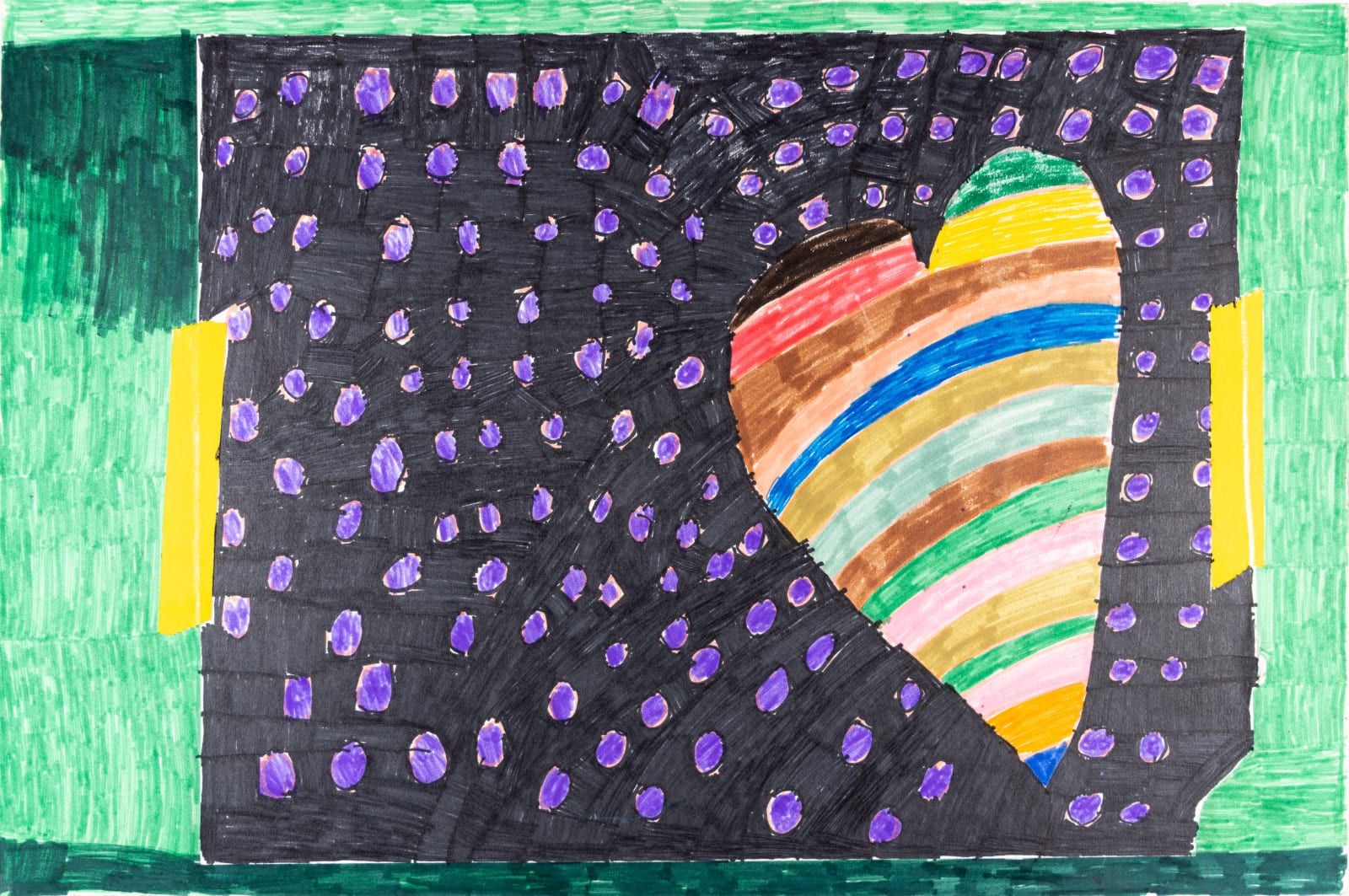 Maria Vanik, Untitled (Double Dots and Heart), n.d.