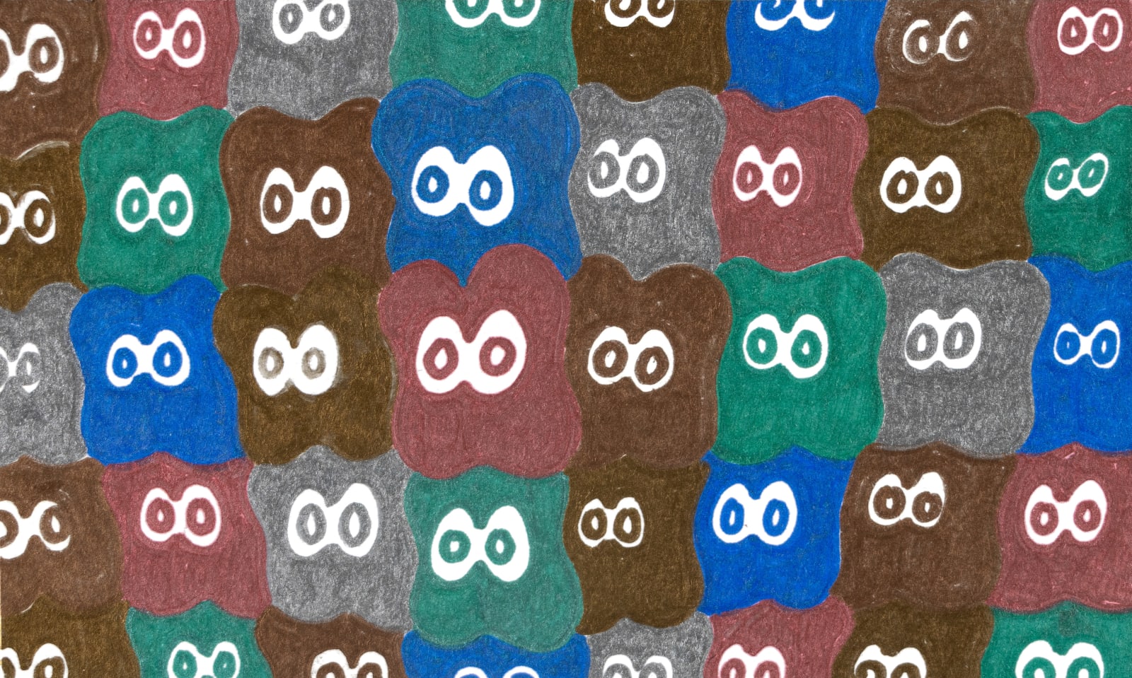Rocco DiCaro, Splotches of "Metallic" Colors, 2023