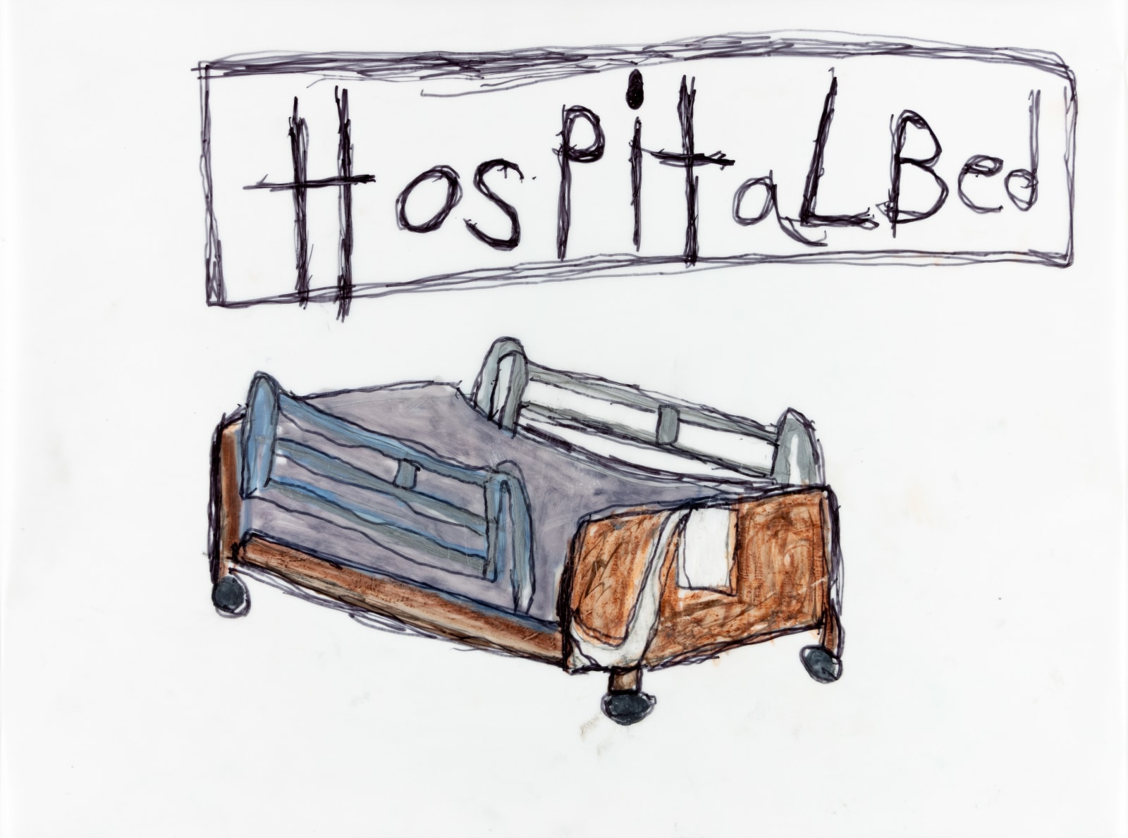Renata Berdes, Hospital Bed, 2022