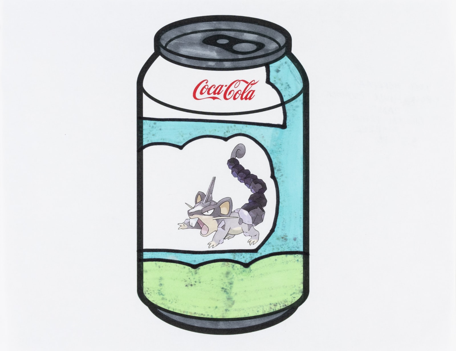 Noel Herrera, Rock Mouse Cocacola Can, 2025