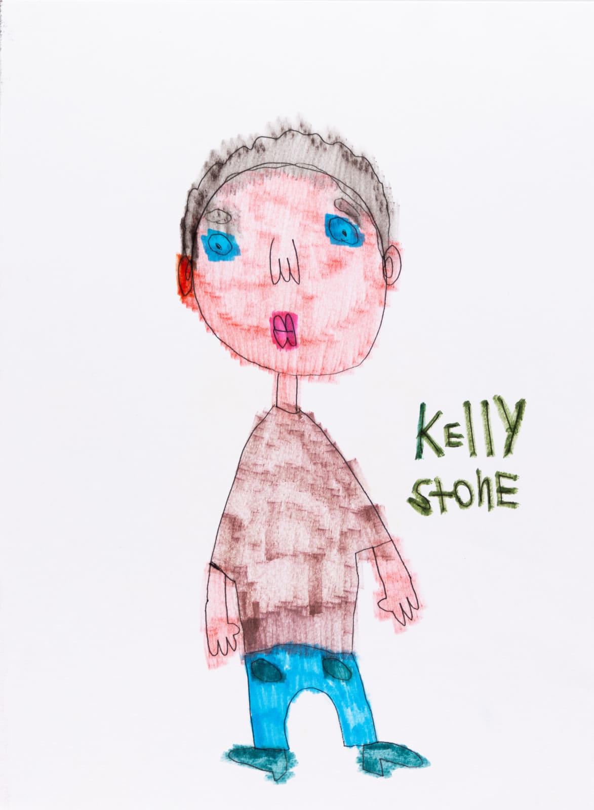 Kelly Stone, Untitled (Boy with Blue Jeans), 2023