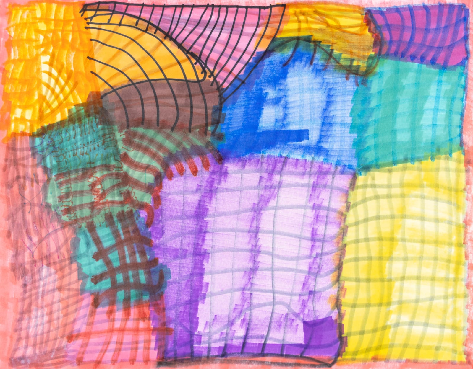 Kelly Stone, Yellow Purple, 2021