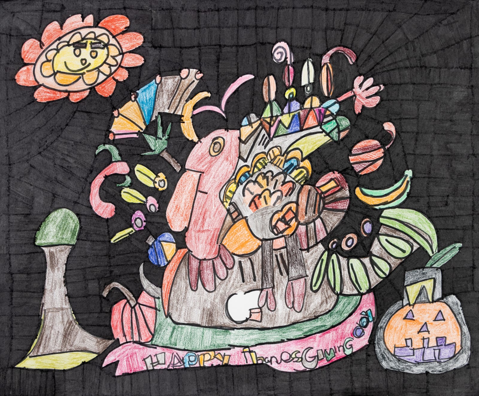 Maria Vanik, Happy Thanksgiving and Rainbow and Colors, 2024
