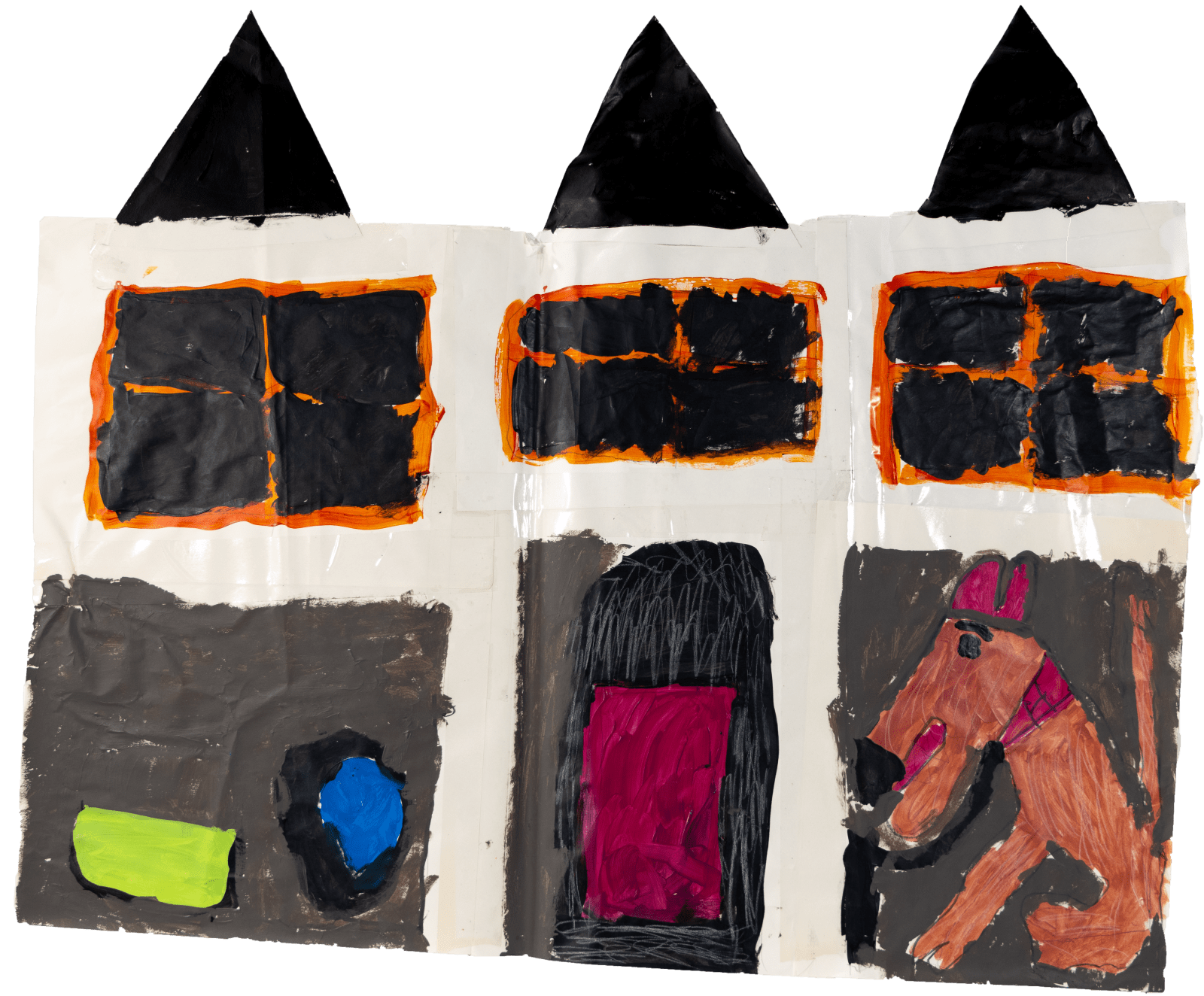 Jean Wilson, Untitled (Tri-fold dog house), Pre-2019