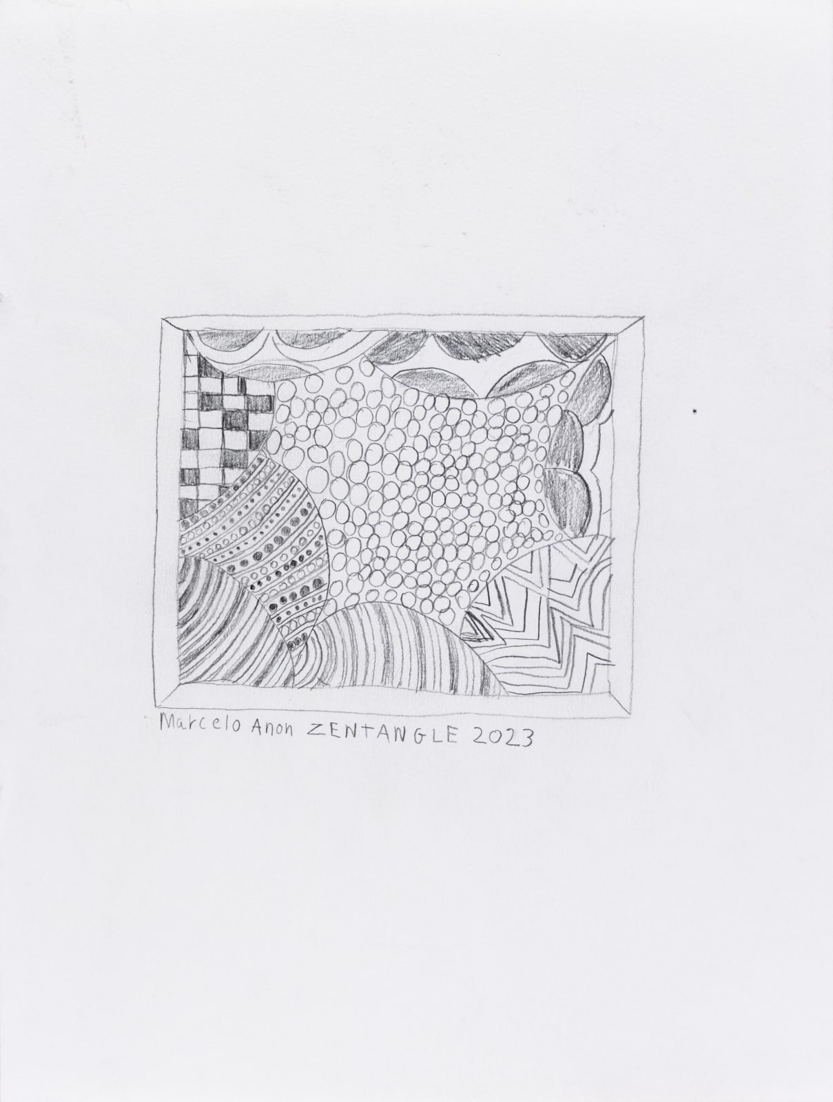 Marcelo Añón, Zentangle, 2023